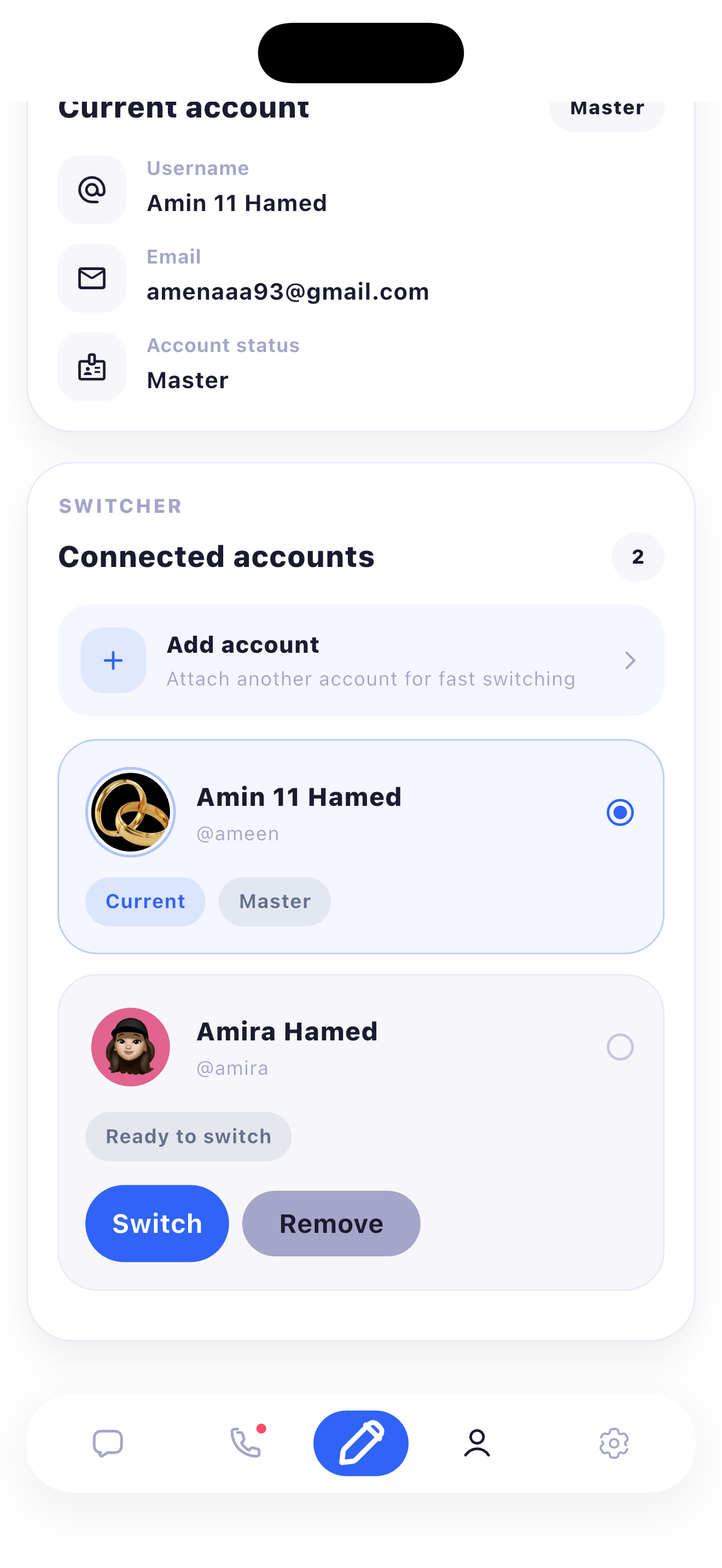 Sngine Messenger – Flutter Social Networking App (Android & iOS) mobile preview
